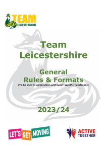 General Team Leicestershire handbook