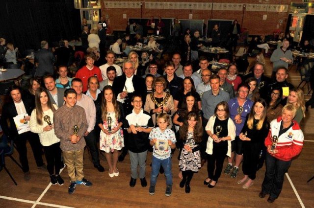 High Sheriff & The Mayor of  Hinckley and Bosworth of Leicestershire attends sports awards event