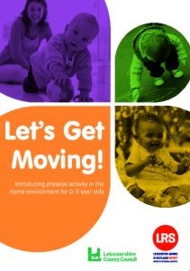 Let's Get Moving Parent Leaflet