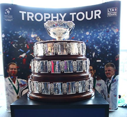 The Davis Cup Trophy Tour Comes To Leicester