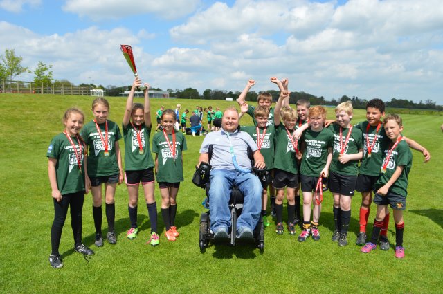 St Peter’s Market Bosworth charge to victory at School Games Tag Rugby Final