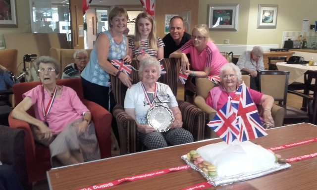 Moat House Care Home win inaugural Twilight Games!