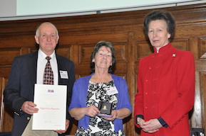 Kirby Muxloe couple honoured by HRH The Princess Royal