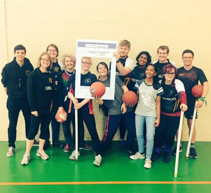 Quidditch delivered at local college