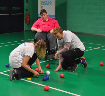 Double delight for Maplewell Hall in School Games Boccia