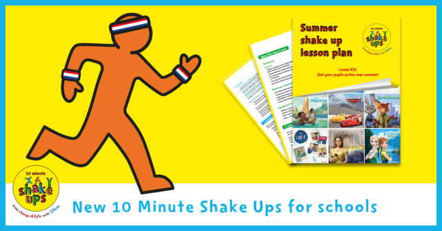 10 Minute Shake Ups from Change4Life with Disney are back for summer 2017!