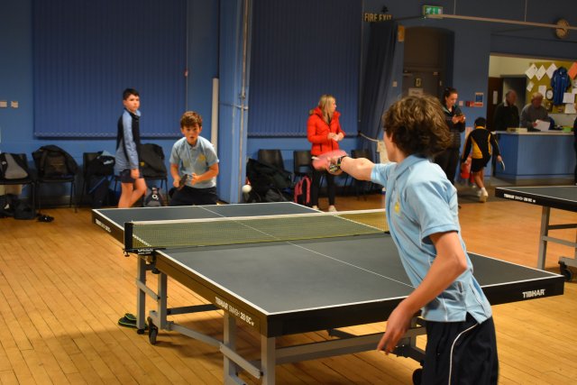 Manor High School and Uppingham Community College bat their way to victory at Team Leicestershire Boys Table Tennis!