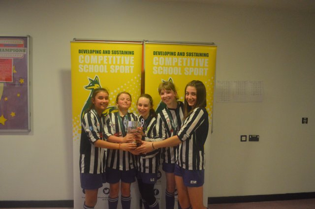 Bosworth Academy blazed in a hot scoring streak to claim the Year 7 Futsal Team Leicestershire Trophy!