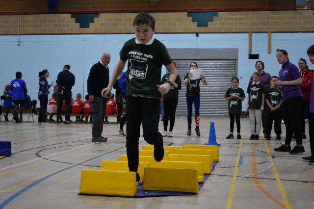 West Leicestershire Claim School Games Disability Sportshall Athletics title