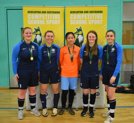 Brookvale Groby kick-off Team Leicestershire Finals with U18 Girls Futsal Victory!