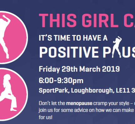 Don't Miss Out! #ThisGirlCan It's Time to have a Positive Pause!