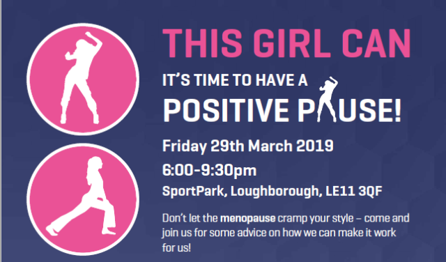 Don't Miss Out! #ThisGirlCan It's Time to have a Positive Pause!
