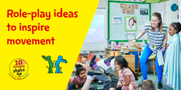Change4Life and Disney launch new 10 Minute Shake Up activities to get primary school pupils more active every day.