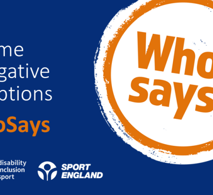 #WhoSays: "Athletes with a disability don't train as hard as other athletes?"
