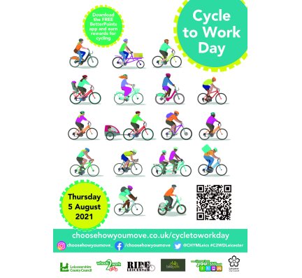 Take Part in Cycle to Work Day 2021