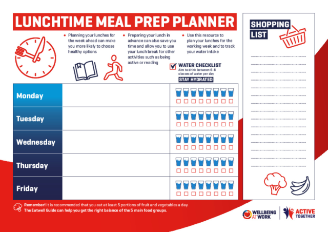Lunchtime Meal Prep Planner (Printable)