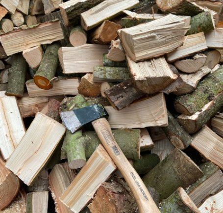 Firewood to keep you warm - 4 times over