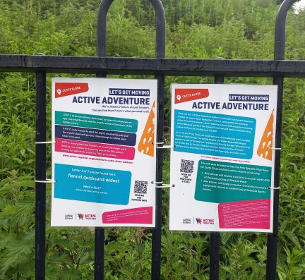One week left of the Let's Get Moving Active Adventure challenge!