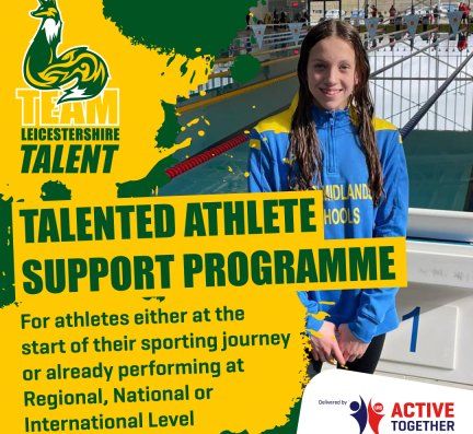 Attention Schools! - Team Leicestershire Talent applications close this month!