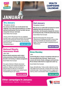 January 2023 - Health Campaigns Calendar