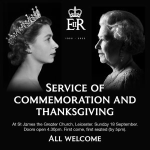 200 seats available at service of Commemoration and Thanksgiving for Her Majesty The Queen