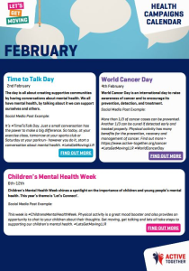 February 2023 - Health Campaign Calendar