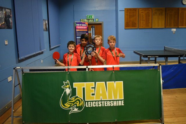 Team Leicestershire: U11 Girls & Boys Table Tennis Finals