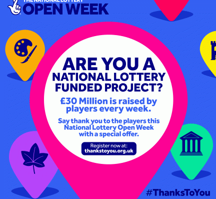 Get involved with the National Lottery Open Week 2023