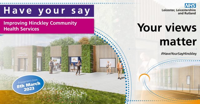 Have your say on proposals to transform Hinckley’s community health services