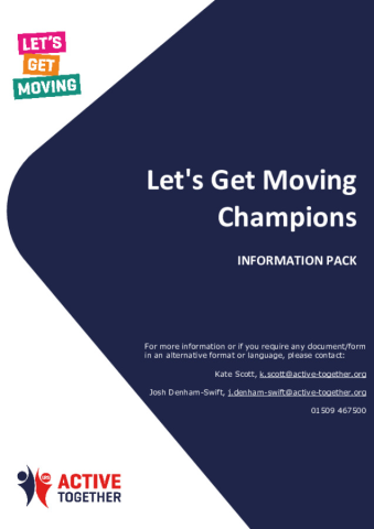 Let's Get Moving Champions Information Pack
