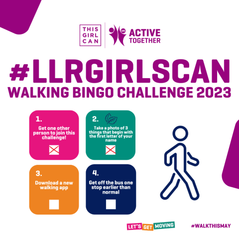 Over 100 women take part in #LLRGirlsCan Walking Bingo challenge!