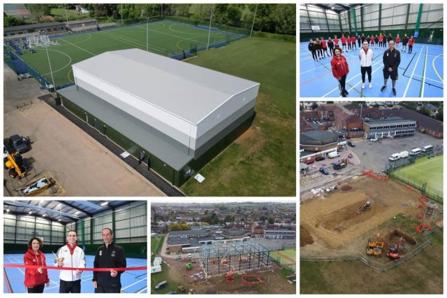 New Harborough sports hall unveiled – photos show the story of its development