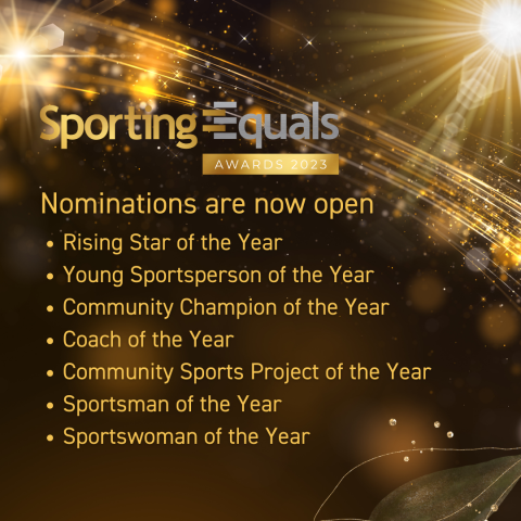 Nominations are open for the Sporting Equals Awards 2023