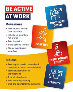 Be Active At Work leaflet