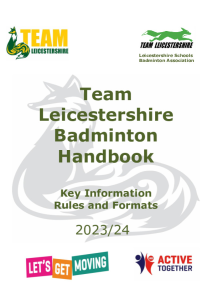 Team Leicestershire Badminton Booklet