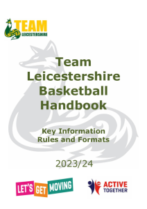 Team Leicestershire Basketball Booklet