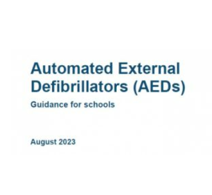 Automated External Defibrillators (AEDs) - Guidance for Schools