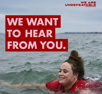 Have your say in We Are Undefeatable’s public consultation!