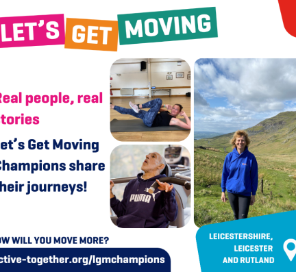 Empowering change – new Let’s Get Moving Champions coming soon!