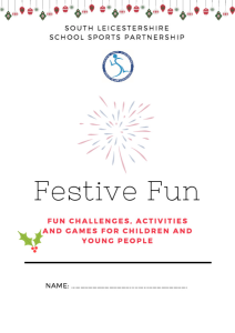 Festive Fun Booklet