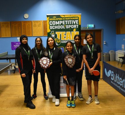 Team Leicestershire: U13 & U16 Girls Table Tennis Finals