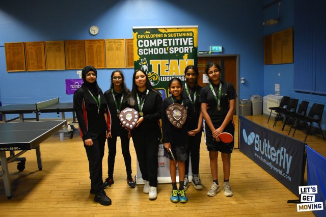 Team Leicestershire: U13 & U16 Girls Table Tennis Finals