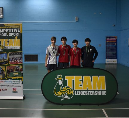 Team Leicestershire: U18 Boys Badminton Finals (2023/24)