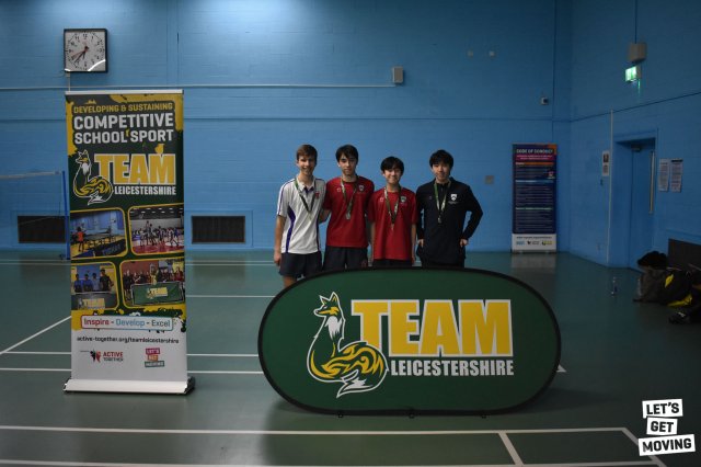 Team Leicestershire: U18 Boys Badminton Finals (2023/24)