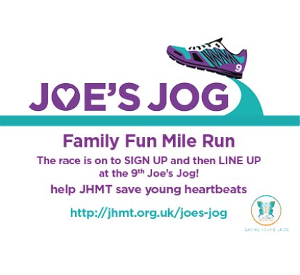 On your marks! Entries now open for Joe's Jog 2024