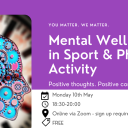 Mental Wellbeing in Sport & Physical Activity Webinar Icon