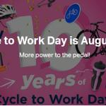 Cycle to Work Day -  August 4th