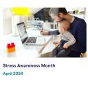 Stress Awareness Month Icon